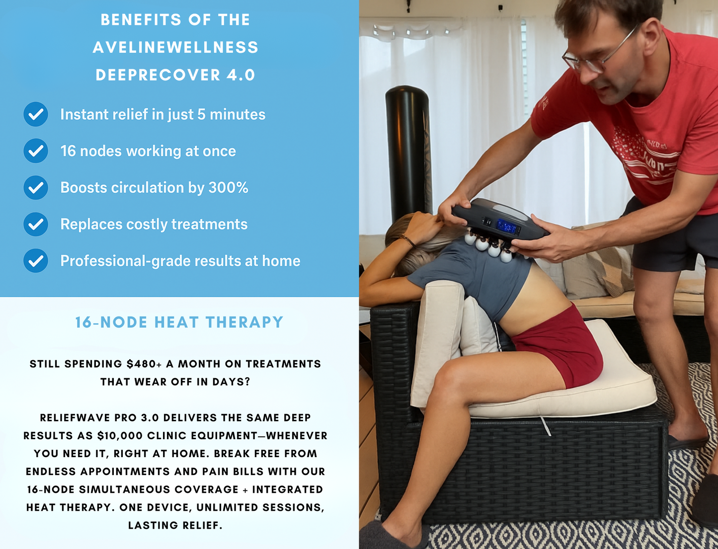 AvelineWellness DeepRecover 4.0 (2025 NEW MODEL)