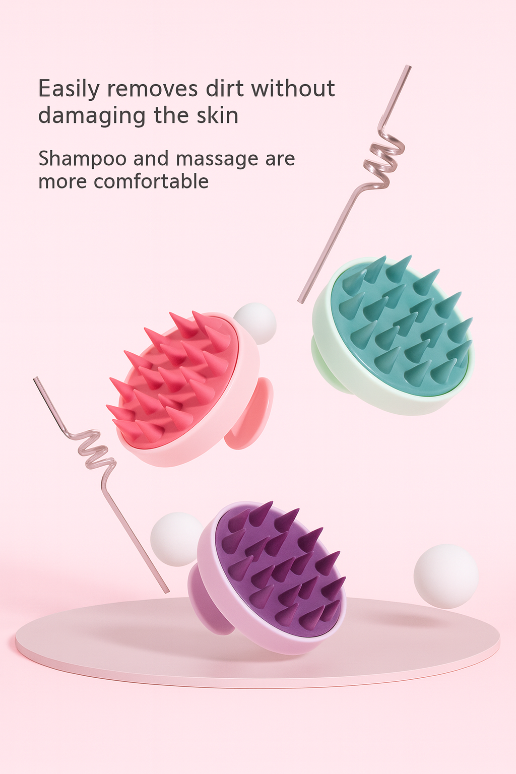 Scalp Massage Shampoo Brush